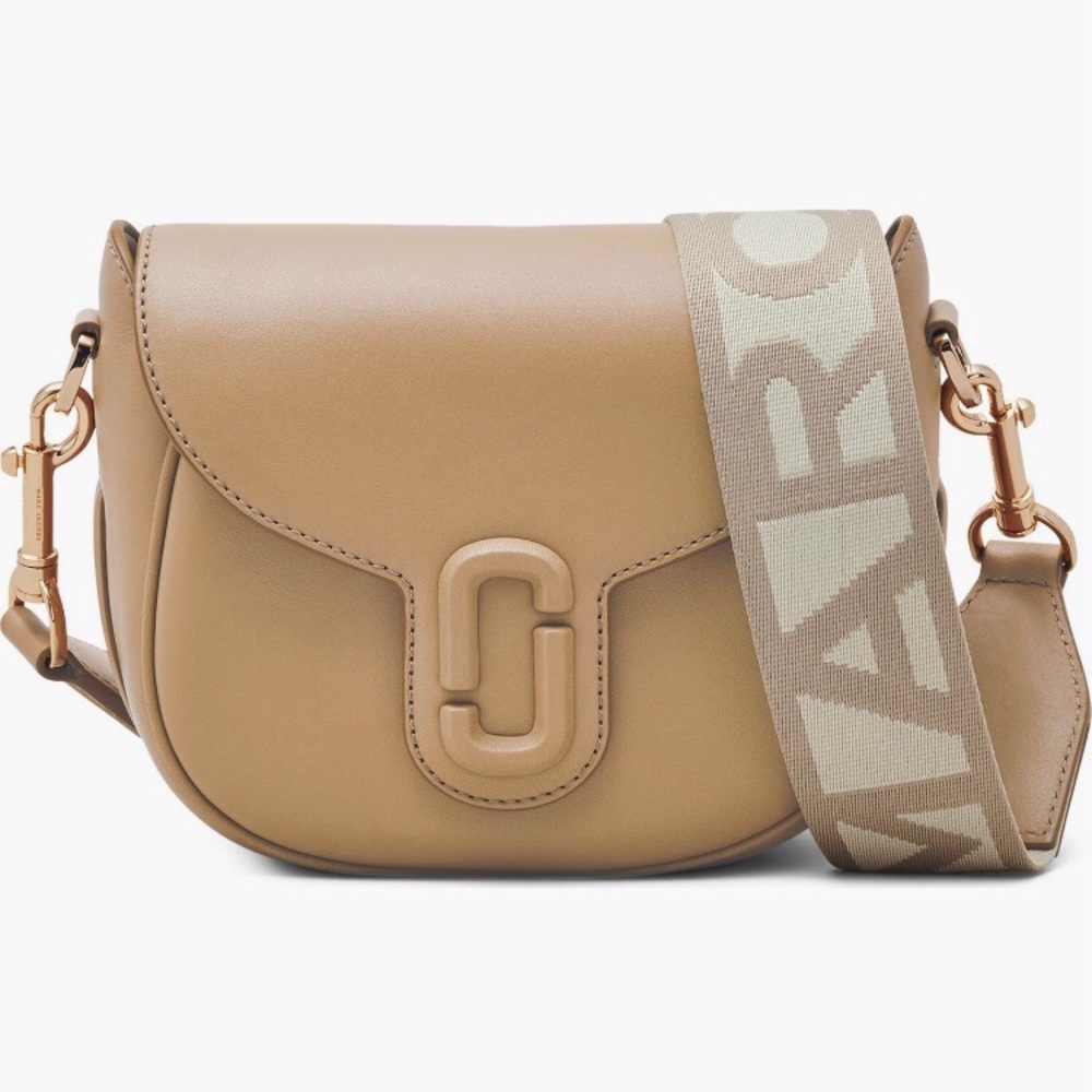 NWT $375 Marc Jacobs The Saddle Bag in Camel Leather!